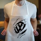 Tépett_Volkswagen_kötény_VW_ajándék_