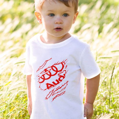 Audi_logós_gyerek_póló_Audi_tépett_minta_