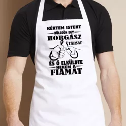 Horgász_kötény_apáknak_Horgásztársam_a_fiam_