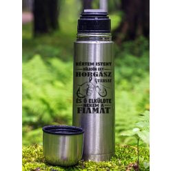 Horgász_termosz_apáknak_Horgásztársam_a_fiam_