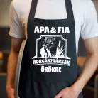 Apa-fia_ajándék_Apa-fia_horgász_kötény_