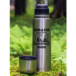 Apa-fia ajándék_Apa-fia horgász termosz_