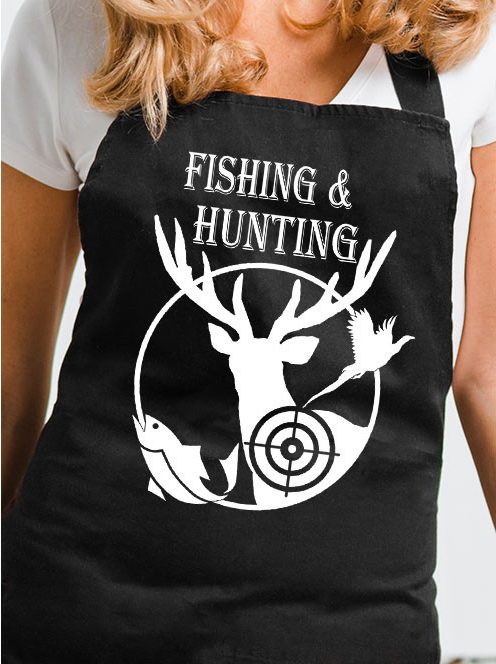 Horgász és vadász kötény -Fishing and Hunting