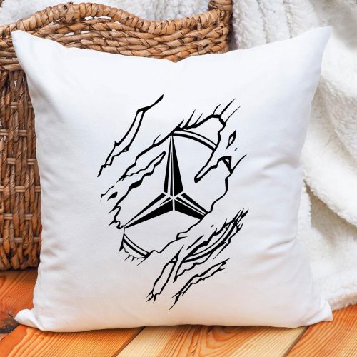 Mercis_párna_Tépett_logós_párna_