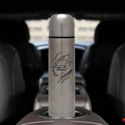 Autós_ajándék_Opel_tépett_logós_termosz_