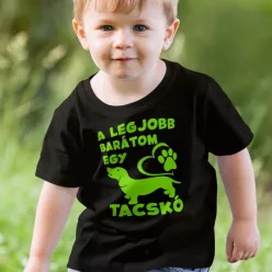 Kutyás_gyerek_pólók_Legjobb_barátom_tacskó_