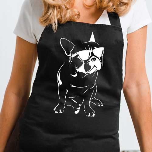 Bulldog_kötény_Kutyás_ajándékok_