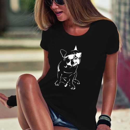 Bulldog_női_póló_Kutyás_ajándékok_