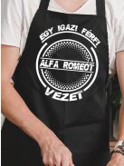 Alfa romeos kötény_Igazi férfi alfát vezet