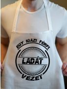 Ladás kötény_Igazi férfi Ladát vezet