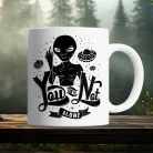 UFO_ajándék_You_are_not_alone_bögre_