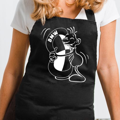 BMW_kötény_Vicces_BMW_kötény_