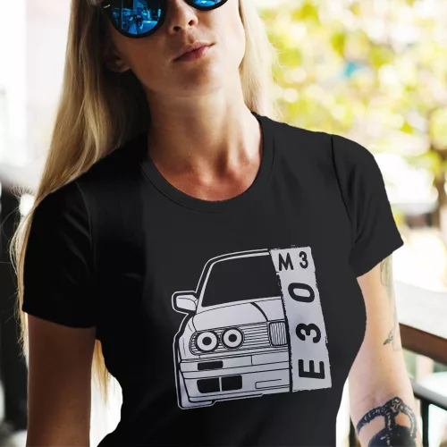 BMW_női_póló_BMW_M3_E30_póló__Webshop