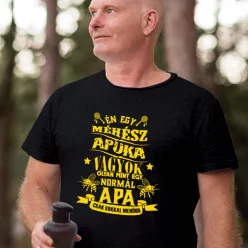 Ajándék_méhészeknek_Póló_méhész_apukáknak_