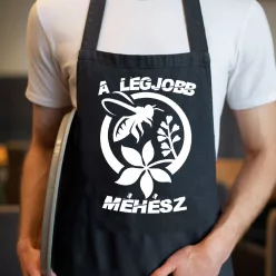 Legjobb_méhésznek_Méhész_feliratos_kötény_