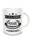 Ajándék férfiaknak születésnapra_Legjobb apák bögre