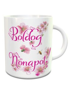 Ajándék nőnapra_Boldog nőnapot bögre_