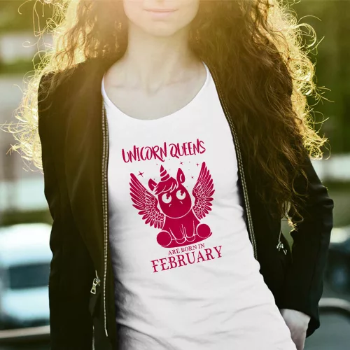 Egyedi_szülinapi_női_póló_Unicorn_Queens_