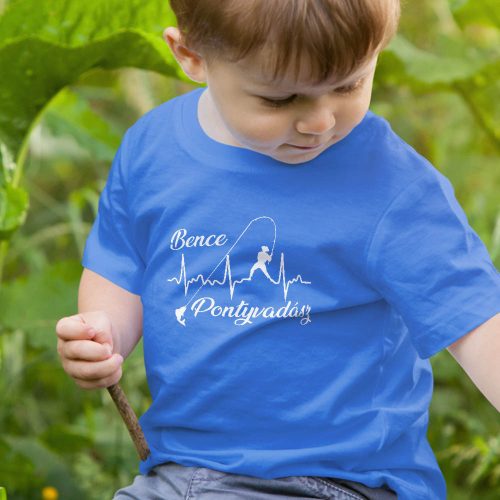 Neves_horgász_póló_Pontyvadász_gyerek_póló_