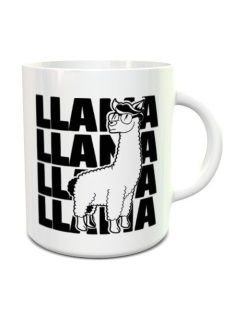 Lámás ajándékok_Llama bögre