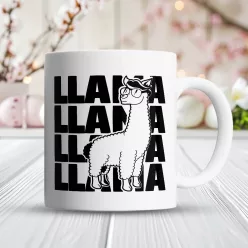 Lámás_ajándékok_Llama_bögre_