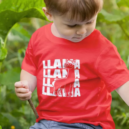 Lámás_ajándékok_Llama_gyerek_póló_