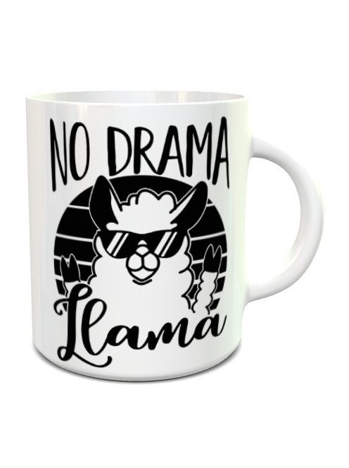 Lámás bögre_No drama Llama