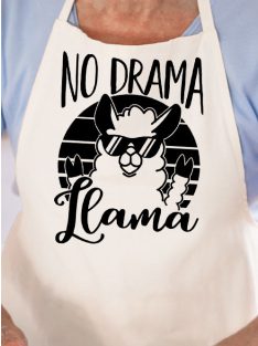 Lámás kötény_No drama Llama 