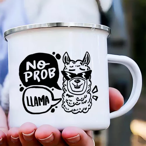 Lámás_ajándékok_No_probLlama_bögre_