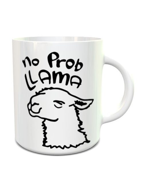 No Prob Llama bögre_Vicces ajándék