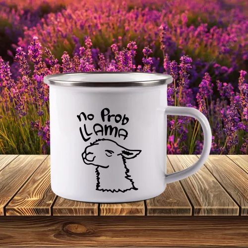 No_Prob_Llama_bögre_Vicces_ajándék_