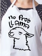 No Prob Llama kötény_Vicces ajándék