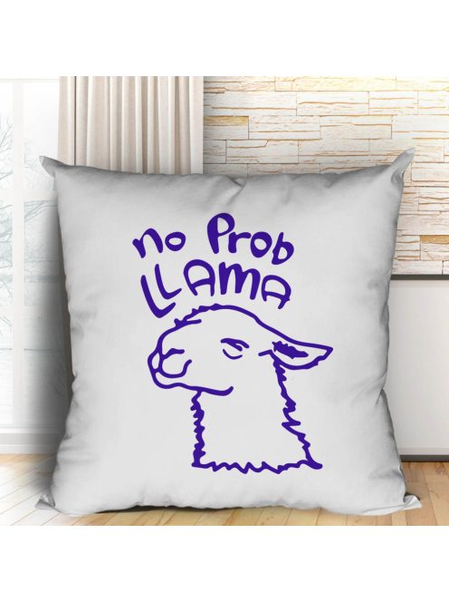 No Prob Llama párna_Vicces ajándék