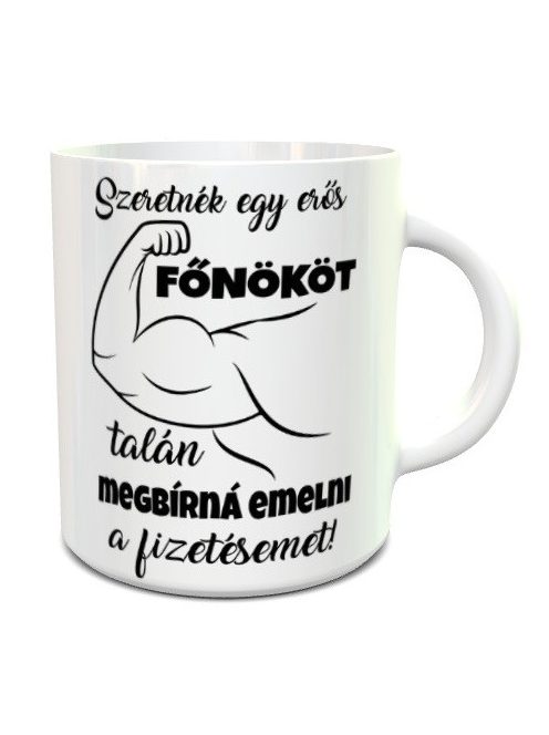 Ajándék főnöknek_Vicces bögre főnöknek 