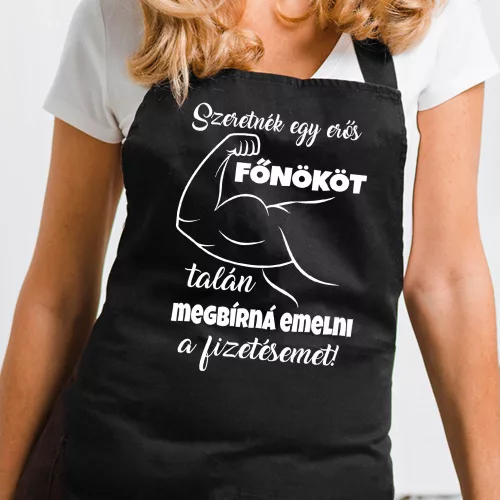 Ajándék_főnöknek_Vicces_kötény_főnöknek__