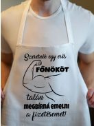 Ajándék főnöknek_Vicces kötény főnöknek 