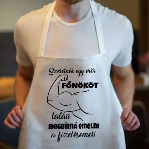 Ajándék_főnöknek_Vicces_kötény_főnöknek__