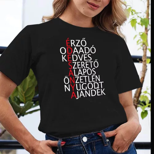 Feliratos_póló_Édesanya_póló_
