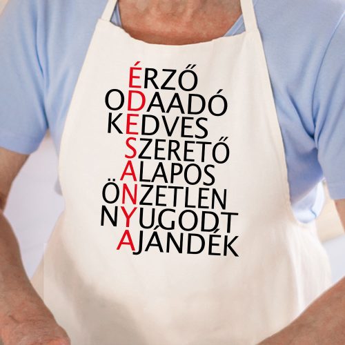 Feliratos_kötény_Édesanya_kötény_