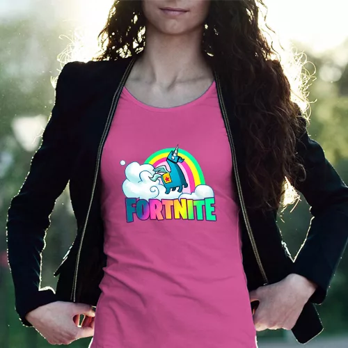 Vicces_ajándékok_Fortnite_női_póló_