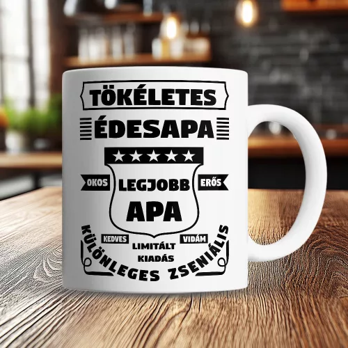 Bögre_apáknak_Tökéletes_édesapa_