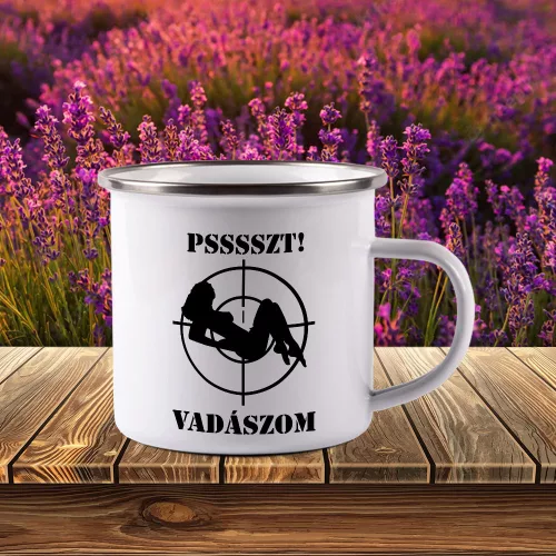 Vicces_bögre_vadásznak_Psssszt_vadászom_