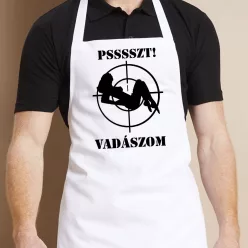 Vicces_kötény_vadásznak_Psssszt_vadászom_