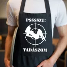 Vicces_kötény_vadásznak_Psssszt_vadászom_