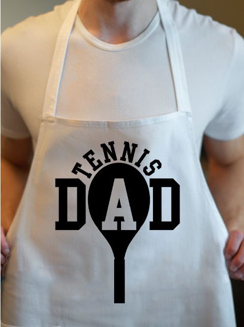 Tenisz kötény apának_Tennis Dad