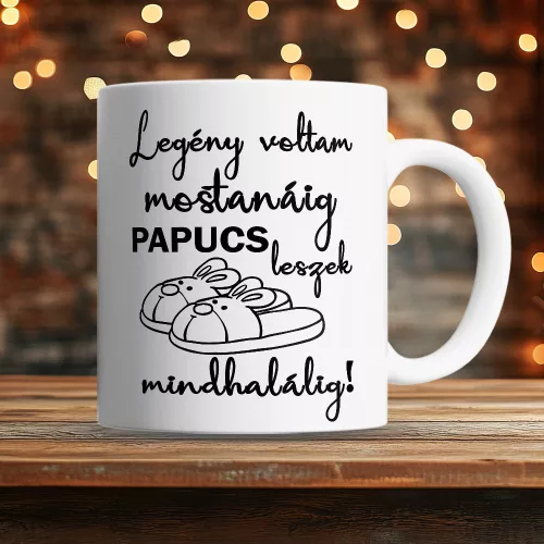 Vicces_bögre_vőlegénynek_Papucs_leszek_