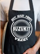 Suzukis kötény_Igazi férfi Suzukit vezet