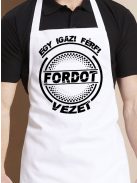 Fordos kötény_Igazi férfi Fordot vezet