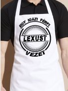 Lexusos kötény_Igazi férfi Lexust vezet