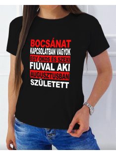 Egyedi póló nőknek_Kapcsolatban vagyok